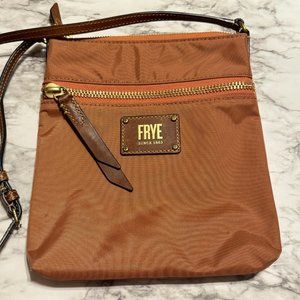 FRYE Nylon Ivy Crossbody Bag in Dusty Rose